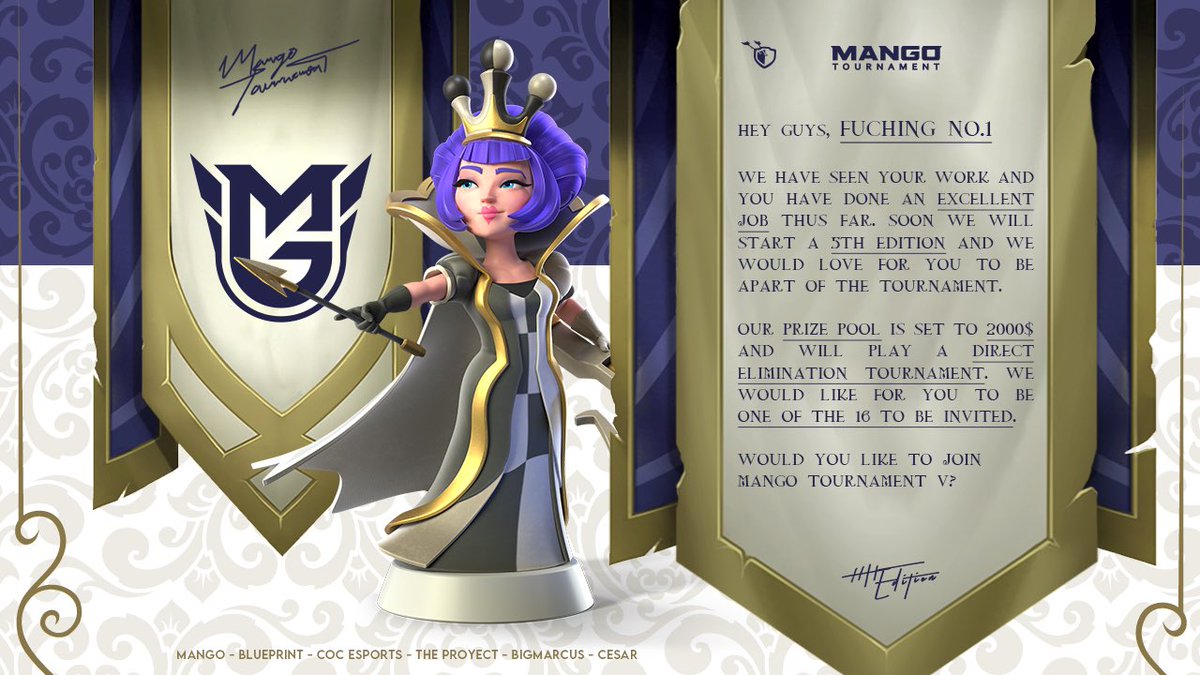 FuChing NO.1 (@fuchingcoc) on Twitter photo We are feeling extremely honoured and happy to be invited for Mango Tournament 5th Edition ! And YES, we would love to join this wonderful event ❤️ <a href="/MangoTournament/">Mango Tournament</a> We are feeling extremely honoured and happy to be invited for Mango Tournament 5th Edition ! And YES, we would love to join this wonderful event ❤️ <a href="/MangoTournament/">Mango Tournament</a>