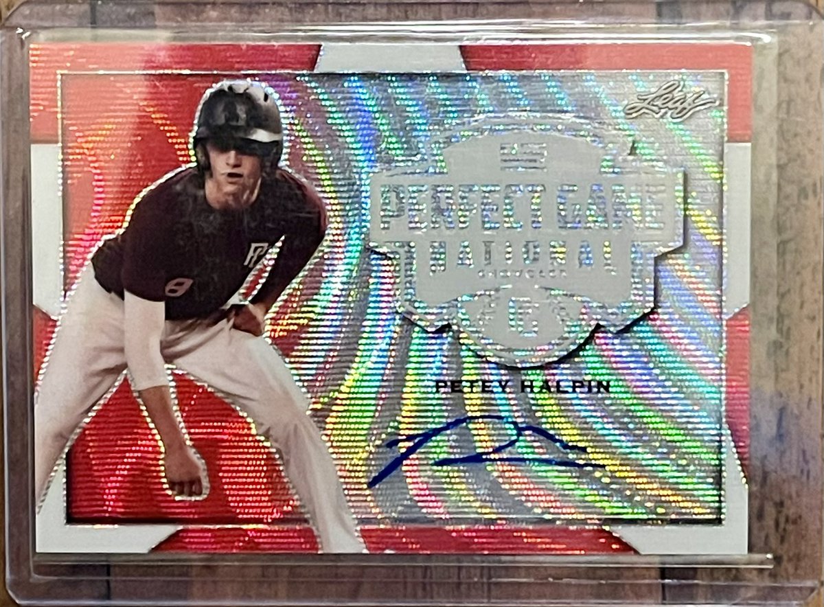 haldcottingham's tweet photo. Added another Petey to the collection today. That’s Petey auto no. 421. @peteyhalpin @CleGuardians @CLBClippers @Leaf_Cards @MiLB @MLB #petey #halpin #peteyhalpin #clevelandguardians #BaseBall #baseballcards https://t.co/GxnLyiExof