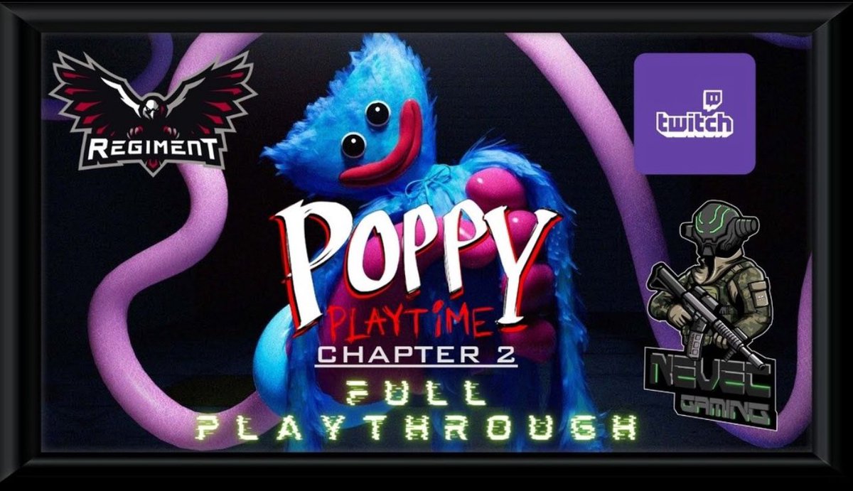 NEVEC_Gaming's tweet photo. Poppy Playtime Chapter 2 play-through has been uploaded to YouTube if you missed the livestream. Go on and check it out!
#poppyplaytime #chapter2 #mommylonglegs #huggywuggy #pjpugapillar #NEVEC #twitchstreamer #militaryawareness #combatveteran #twitch #youtube #horror #comedy https://t.co/8SiqV83kBR