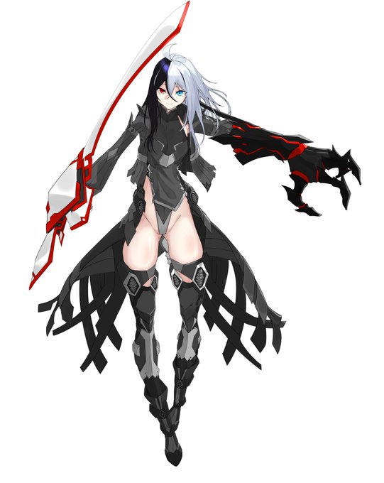 #オリキャラは性癖の見本市 
ハイレグででかいガントレットとでかい盾を装備した娘が好きです😊😊😊
性癖煮詰めまくってます😊😊😊 