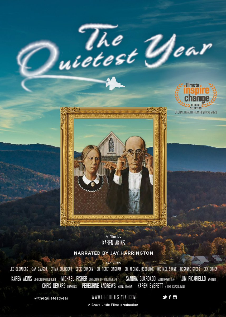📽 Exciting News! 🎉 Our groundbreaking documentary on noise and health, 'The Quietest Year,' will soon have its Vermont premiere at the Made Here Film Festival in Burlington this April. 🌟 Date TBD. Stay Tuned! 🍿🎥 #TheQuietestYear #MadeHereFilmFestival