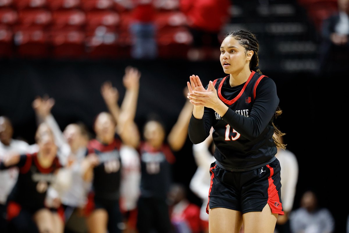 MountainWest's tweet photo. Aztecs up 39-28 going into the half ‼️ https://t.co/9diG9HoN8p