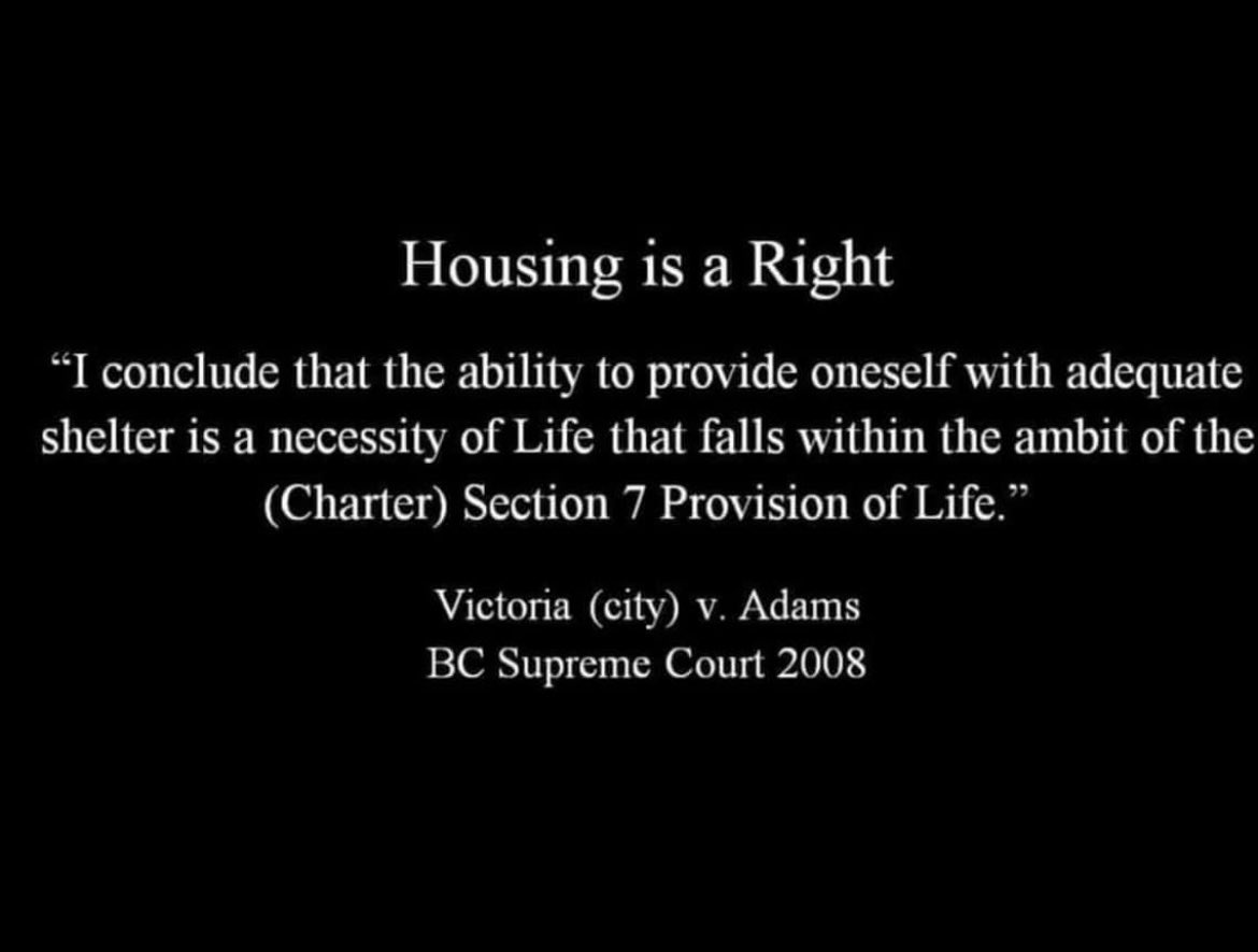 💥📣ONE MORE TIME FOR THE PEOPLE IN THE BACK!!💥📣 #HousingIsAHumanRight #StopTheSweeps #endtheshelteringbylaw