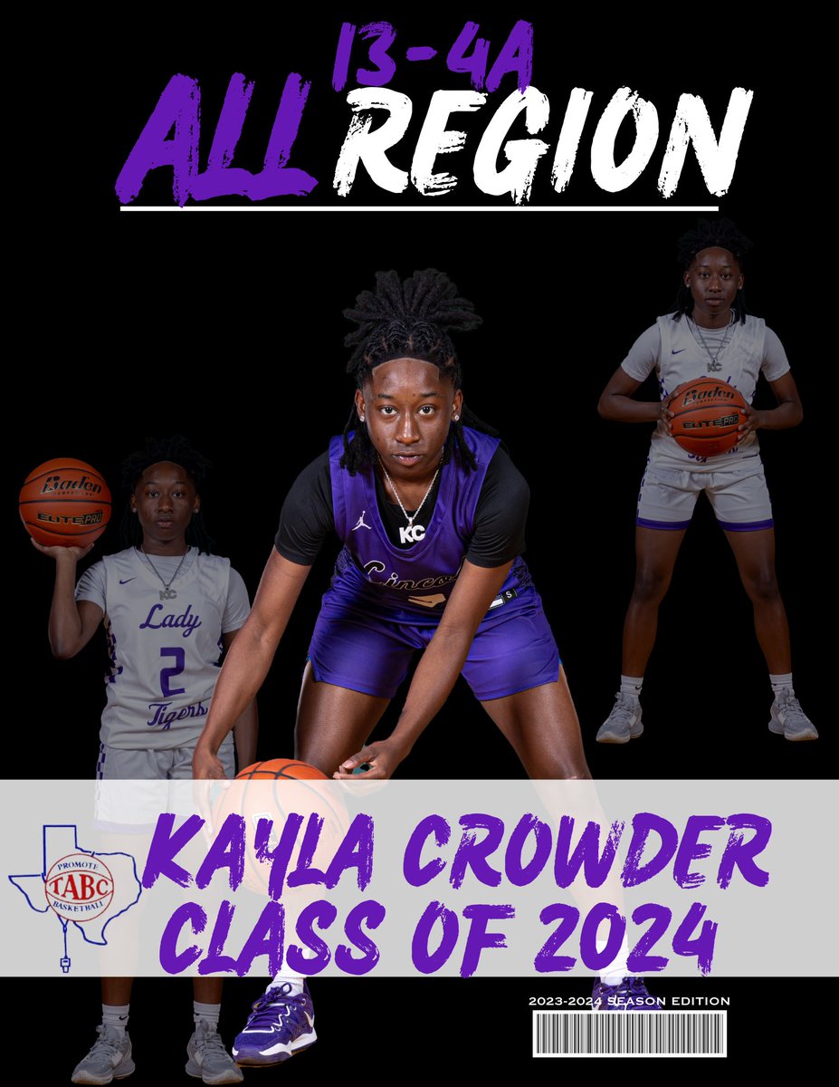 Congratulations to Kayla Crowder on being selected to the @Tabchoops All-Region Team! Your Tiger family is proud of you!! @LegendaryLHS @LHS5PS @CoachGreer1119 @HighlightsDfw