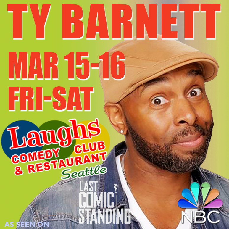 A hot week!! Don't miss out on the LAUGHS. Weds: Comedy Mix! $5 show Thurs: Seattle's Best Comics! $10 Fri / Sat: The great @tbarnett23 Ty Barnett! 🎟️🎟️🎟️: tybarnett.eventbrite.com