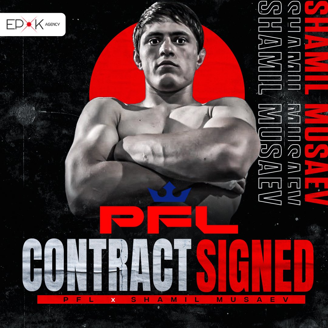 EPOKagency's tweet photo. 𝐂𝐎𝐍𝐓𝐑𝐀𝐂𝐓 𝐒𝐈𝐆𝐍𝐄𝐃

Shamil Musaev x @PFLMMA

✍🏼 𝒮𝒾𝑔𝓃𝑒𝒹

#PFL #TheSilentAssassin #EPOK https://t.co/gdpwUj7j8b