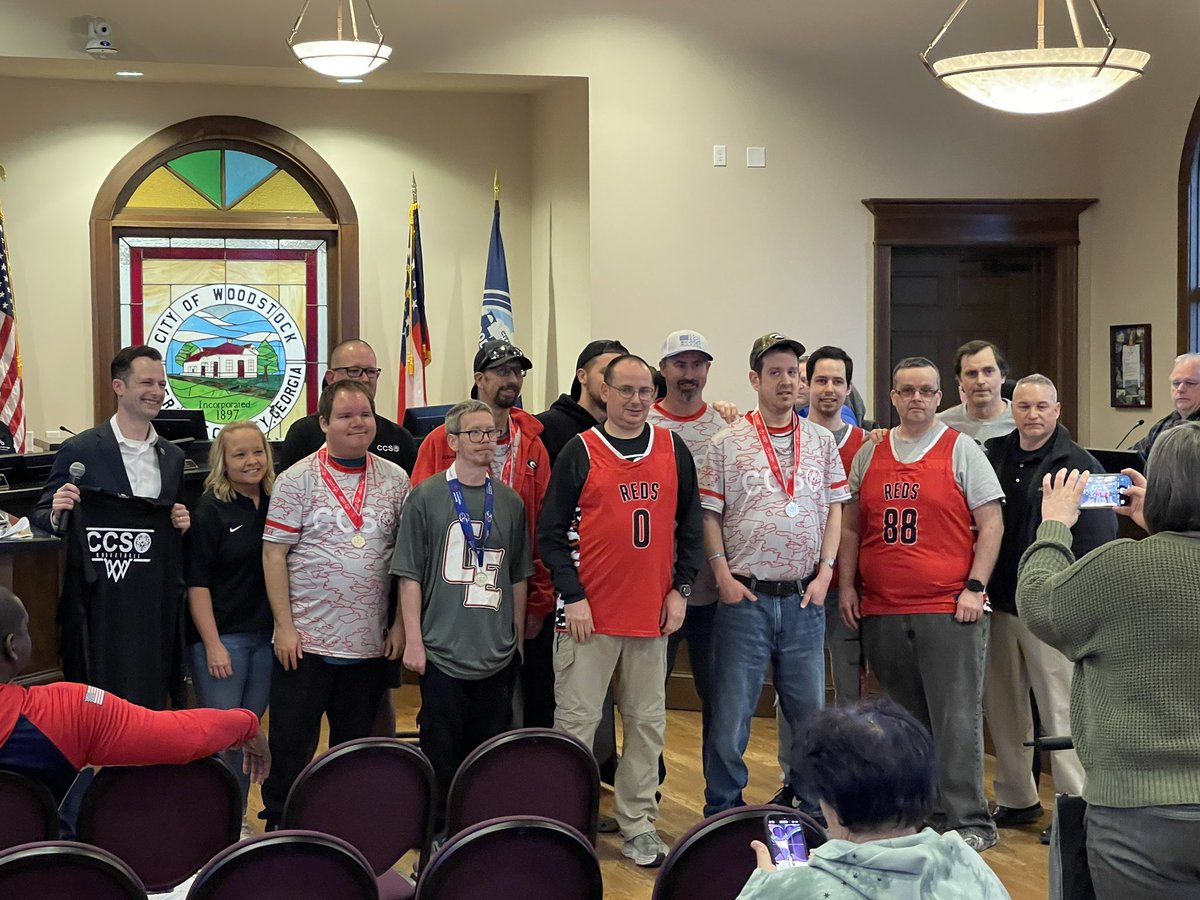 CCSO99's tweet photo. Thank you, @michaelcaldwell, for recognizing some of our Masters-aged athletes tonight! We appreciate the support from you &amp; @woodstockgagov! 

#AllTogether https://t.co/udgmHqGvb3