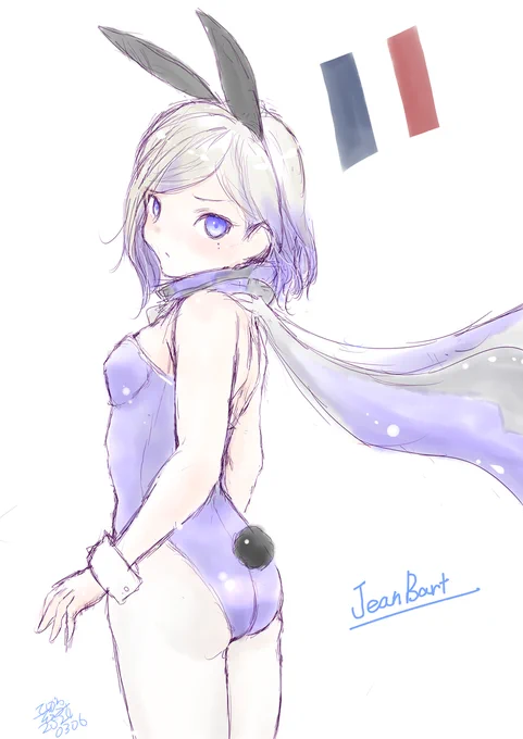 #見た絵師さん強制初投稿の絵と今の絵を比べる ワンドロで良いなら初は姫。最新はフレンチ戦艦妹。 