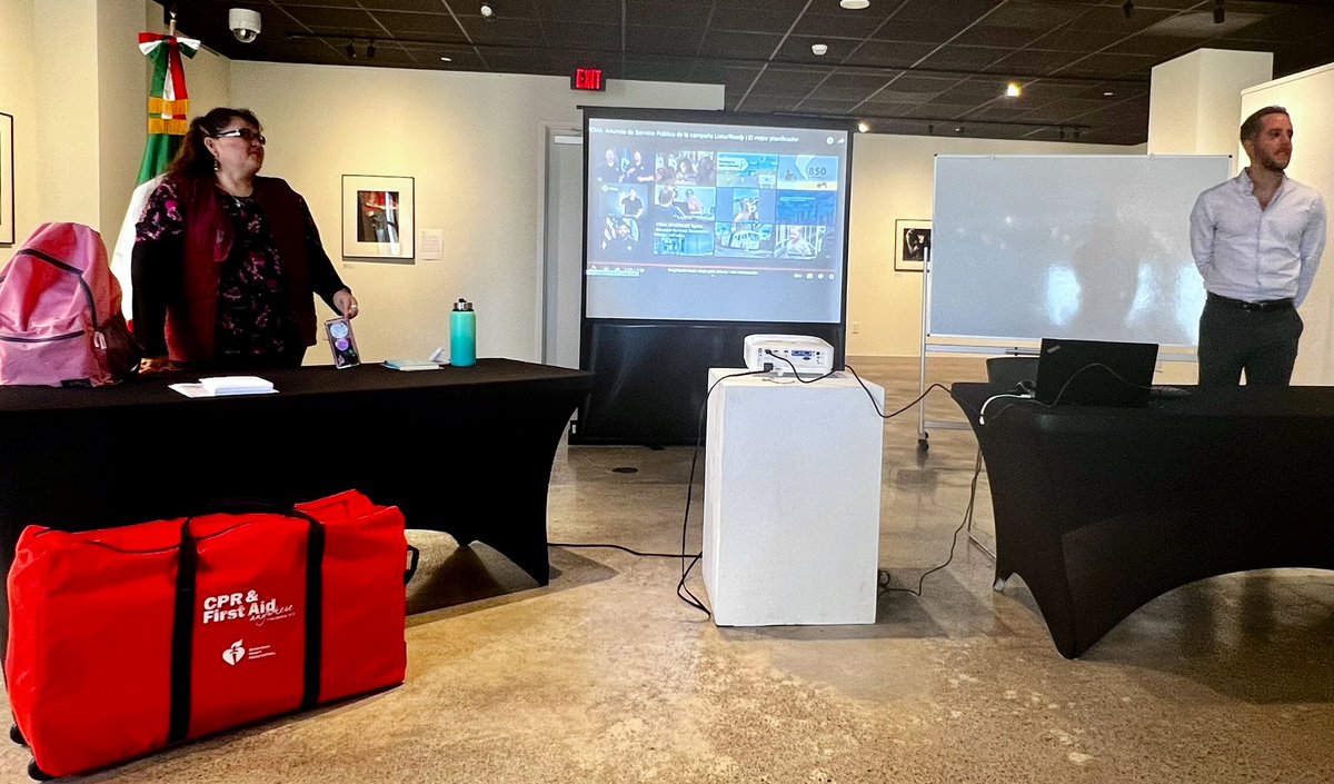 Hoy lunes en taller de mejora continua en el <a href="/ConsulMexMia/">ConsulMex Miami</a> con capacitación en temas de prevención y protección con apoyo de la <a href="/AmericanHeartMA/">American Heart Association: Massachusetts</a> y la <a href="/vds/">vincenzo di somma</a> <a href="/MarsoniFdt/">Marsoni Foundation</a> , con enfoque en  desastres naturales y asistencia en emergencias a la comunidad🇲🇽en Florida.