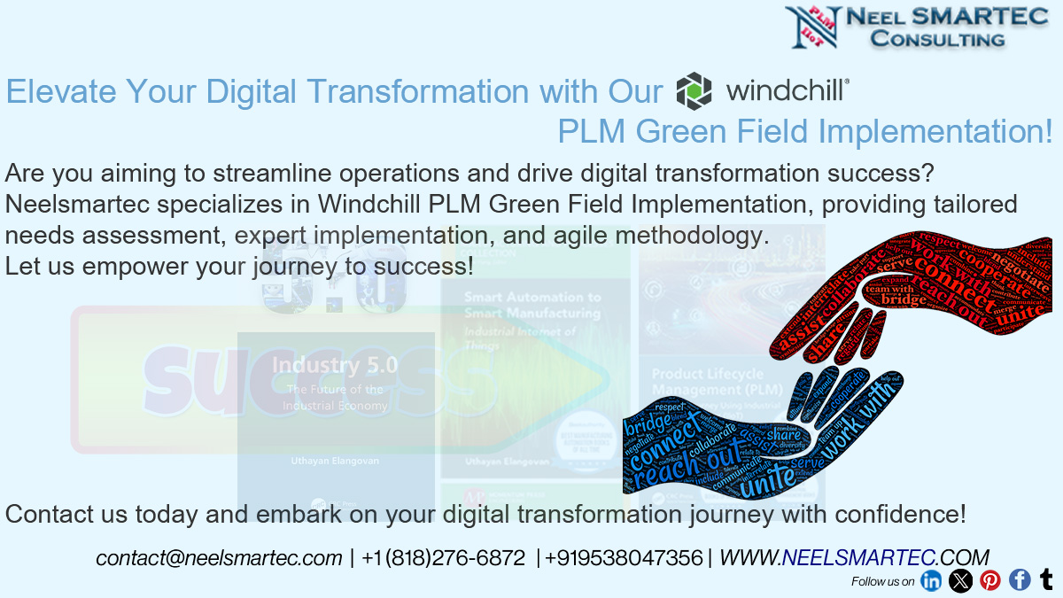 Embark on your #digitaltransformation journey with @Neelsmartec's expertise in @PTC @PTC_Windchill #PLM. Let's streamline your processes, drive innovation, and achieve #success together! #ROI #ROV #neelsmartec neelsmartec.com/2023/07/23/gre…