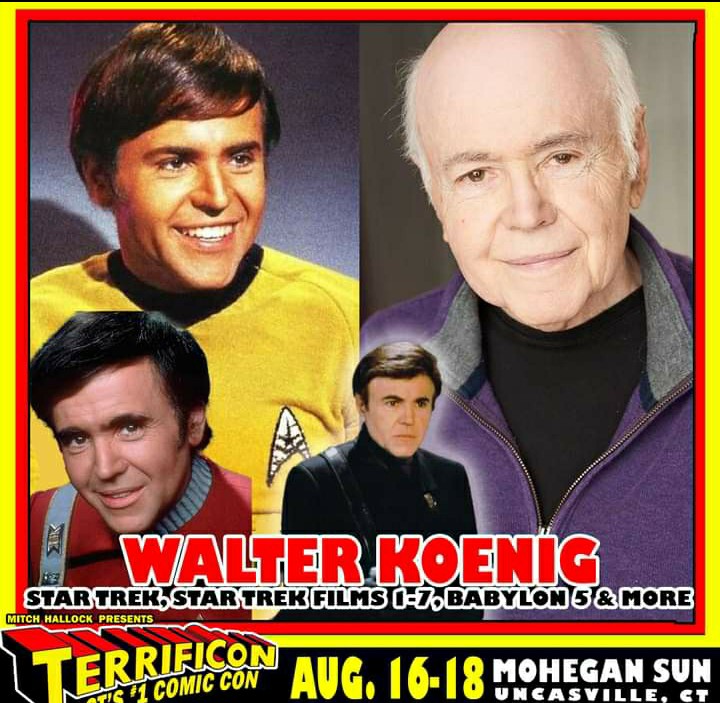 USSCharterOak's tweet photo. The crew of the USS Charter Oak is excited to see our good friend, @GineokwKoenig
coming to @MoheganSun in CT to @ItsTerrifiCon! We saw him back in November, where we gave him an honorary membership to our vessel as well as our  beautiful patches and challenge coin! https://t.co/7eTFvCzIy0