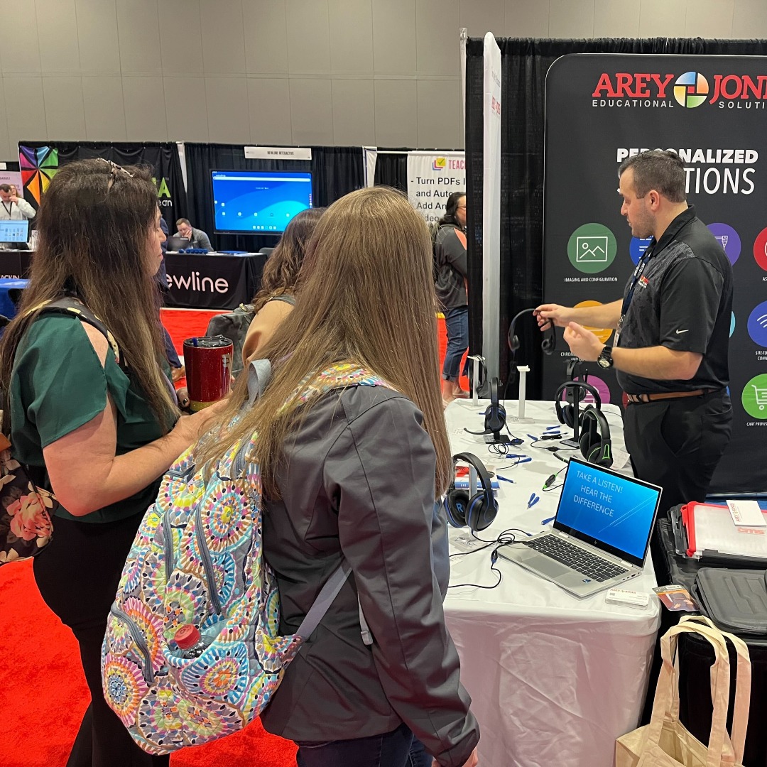 TWTAudio's tweet image. We had a great time seeing new and familiar faces at @NCTIES last week! We hope to see you all again next year! 🎧💡 #EdTech #EducationTechnology #ClassroomTechnology