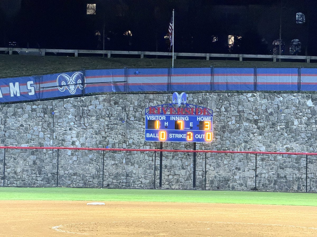 Rams start the season with a 1-hit W against a very tough County team! 💣 by @mSkinner06, 1st varsity hits by @LivHolmes2027 & @g_cinnamon2026 & 1st RBI by @katiec2026‼️ Rams are back at it at “The Wall on Wed. #LND #DoDamage #RAMily 💙❤️💙