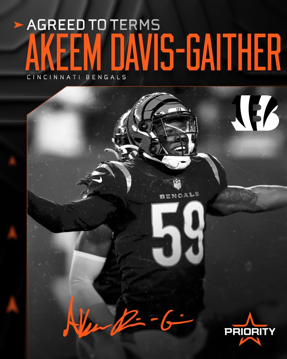 Back at it in Cincy 🐅 @AkeemDavis16 has agreed to terms with the @Bengals!