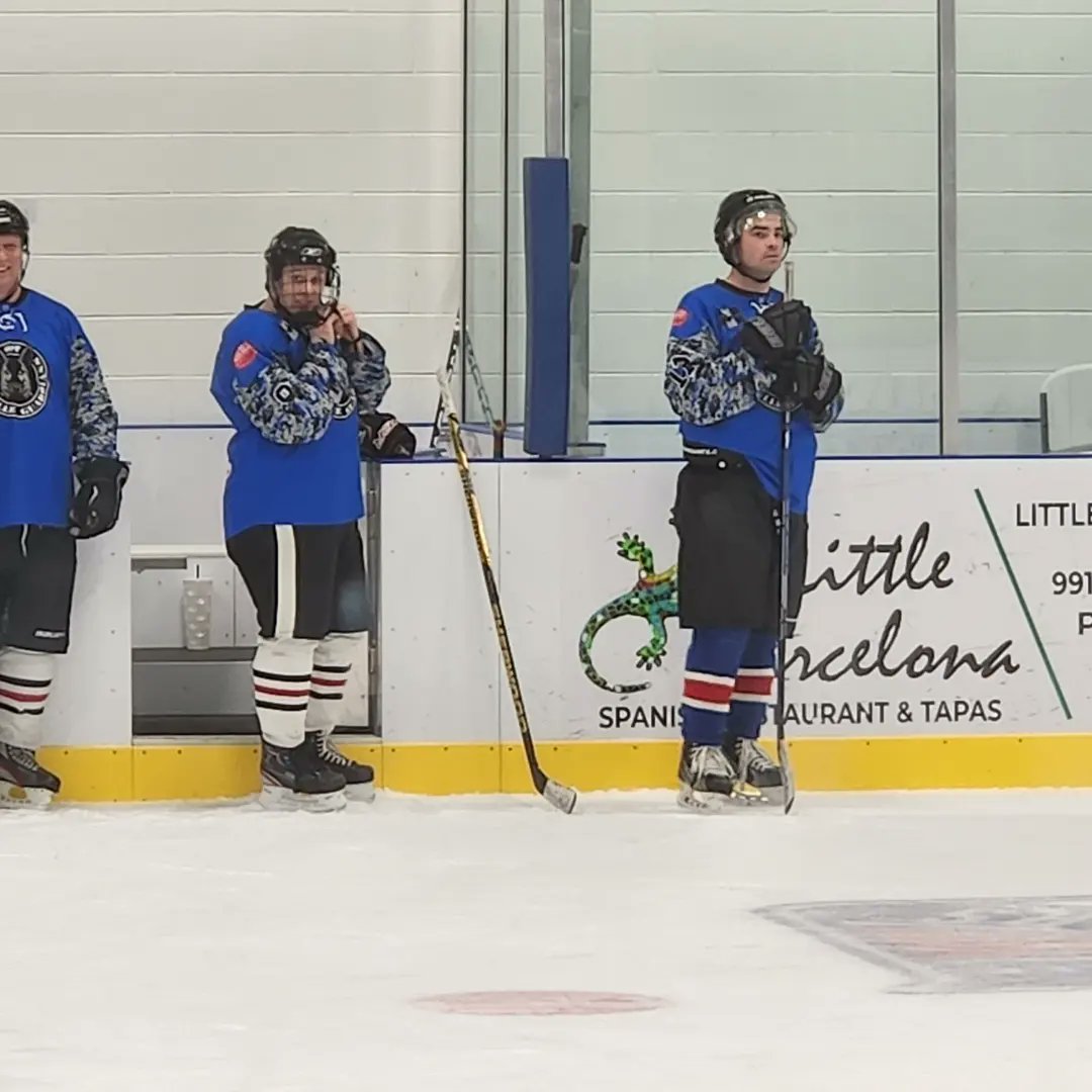 ECFDfire's tweet image. Prez Cody Oatway &amp;amp; Vice Josh Couture participated in the #GrenvilleOPP emergency services partners game vs. some skilled SGMHA players. Thanks to @TownofPrescott &amp;amp; Grenville OPP Mobile Community Response Team. Great time playing with members of @OPP_ER @PrescottFire @AugustaFire