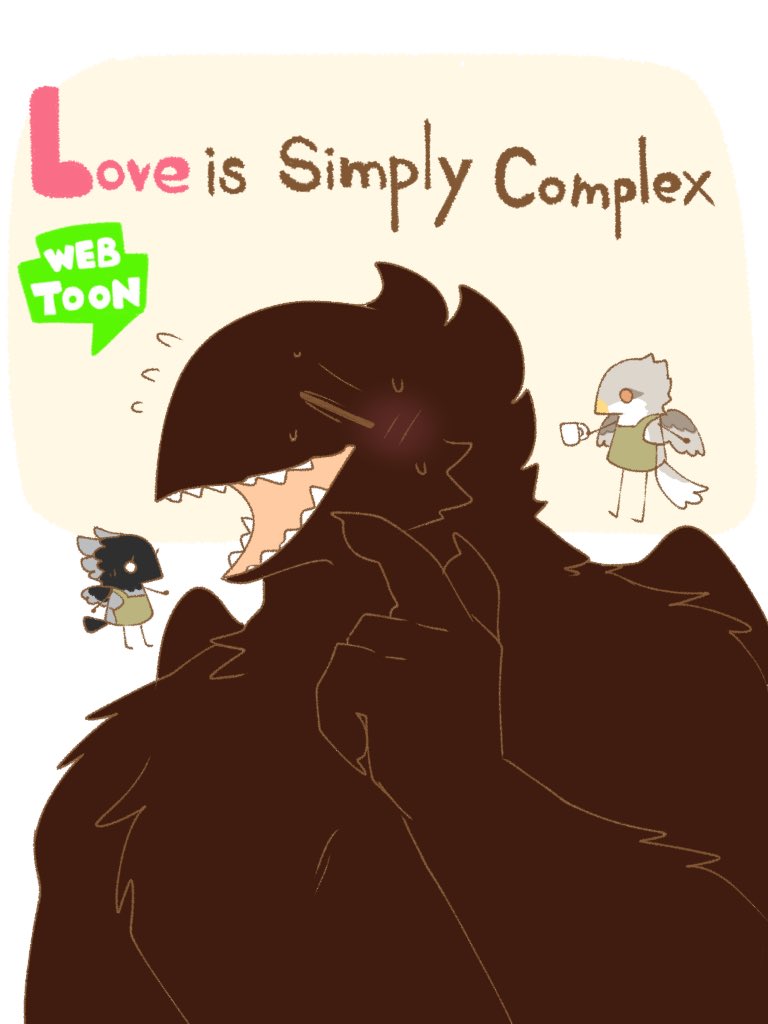 pegu2726's tweet image. Love is simply Complex
You can read the crow's love story😉❤️
webtoons.com/en/canvas/love…