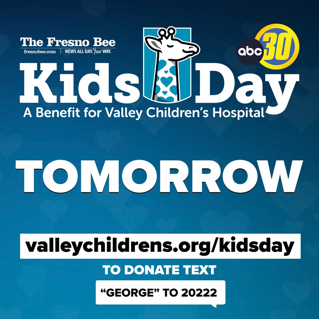 ElisaABC30's tweet image. Happening tomorrow! You'll see people selling newspapers for a good cause. They're only $2! All proceeds benefit Valley Children’s Hospital.