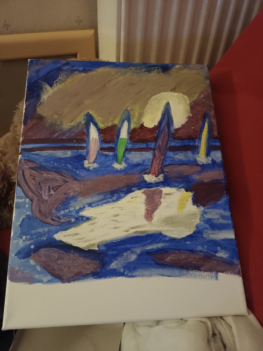 Gumi_learning's tweet photo. Maybe i should quit or take lessons xD 
I draw better than I paint https://t.co/rXeyAvmg98