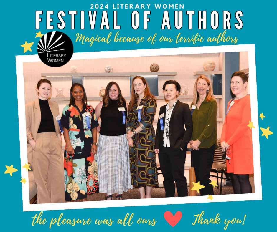 Our warmest THANK YOU to our
2024 Festival Authors ♥️
Lily Brooks-Dalton
@WriterDiChick Diane Marie Brown
@ShelbyVanPelt
Rebecca Makkai
Kim Fu
Shelley Read
@NapolitanoAnn