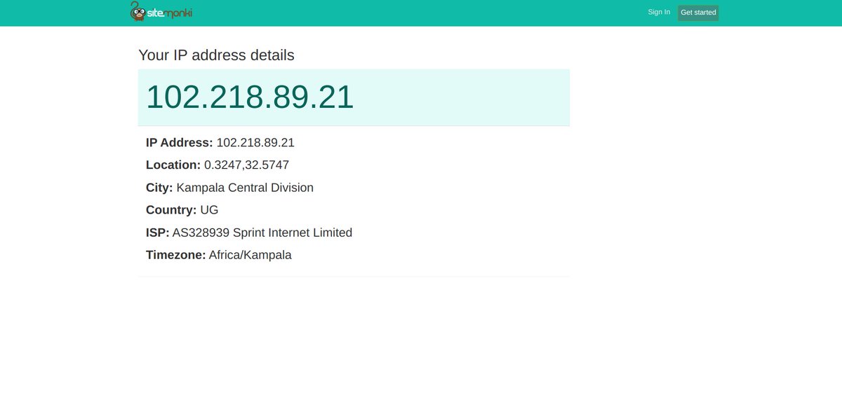SiteMonki's tweet image. Another feature drop. Quickly lookup your IP address.
Simply visit sitemonki.com/whats-my-ip #WebTools #webdevelopment