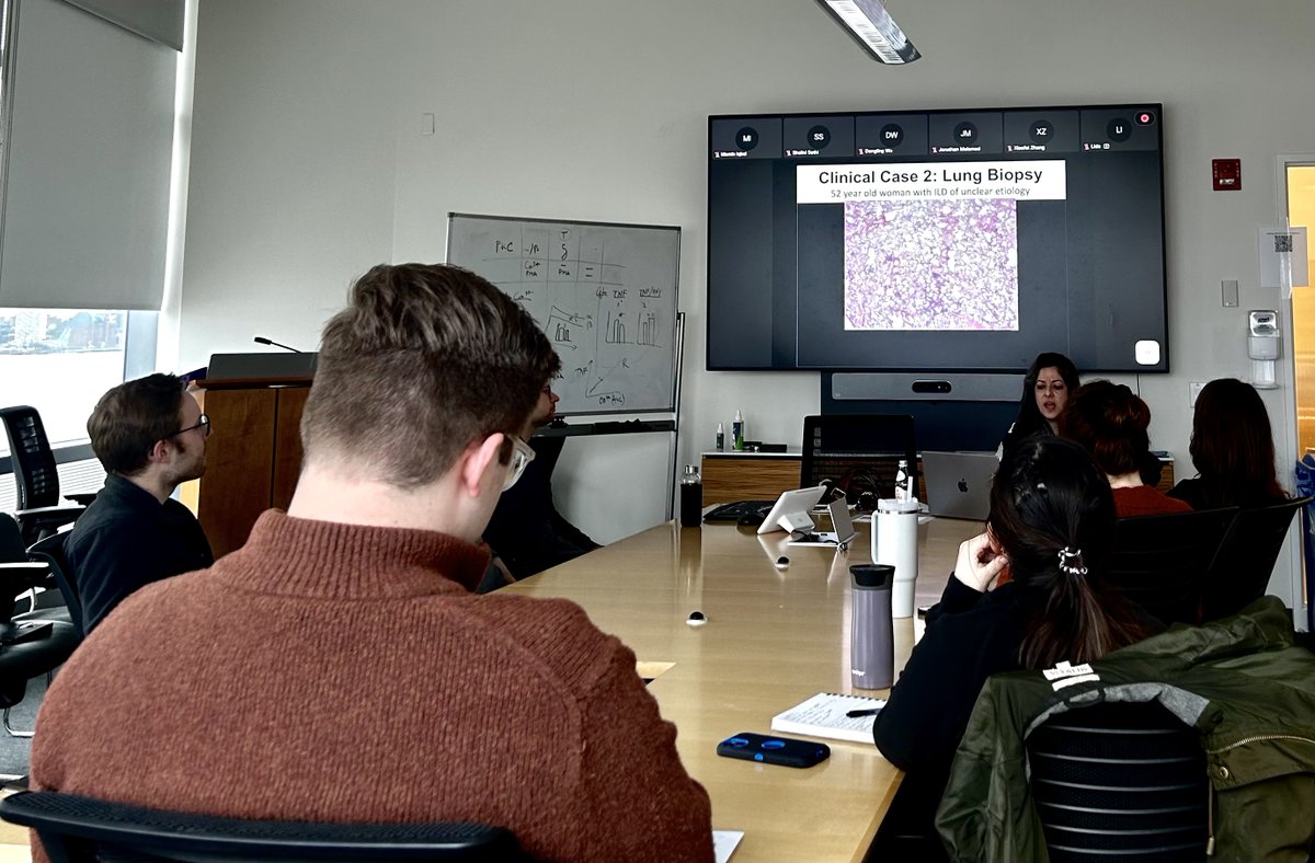 NYUGSOM Pathology Residency (@nyugsompathres) on Twitter photo Eosin is red,
Hematoxylin is blue,
Interstitial lung disease takes our breath away,
and @lidahariri does too! 🫁 ❤️
Thank you to our excellent Grand Rounds speaker today for teaching <a href="/NYUGSOM_Path/">NYU GSOM Pathology</a> more about ILD and new diagnostic methods using optical coherence tomography! Eosin is red,
Hematoxylin is blue,
Interstitial lung disease takes our breath away,
and @lidahariri does too! 🫁 ❤️
Thank you to our excellent Grand Rounds speaker today for teaching <a href="/NYUGSOM_Path/">NYU GSOM Pathology</a> more about ILD and new diagnostic methods using optical coherence tomography!