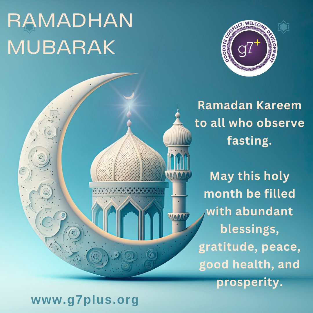 May this holy month be filled with abundant blessings, gratitude, peace, good health, and prosperity. #RamadanKareem