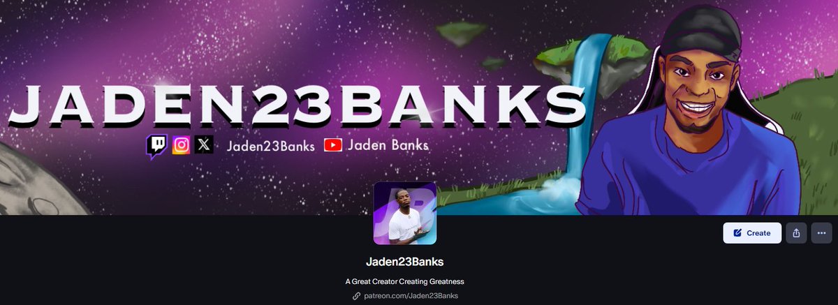 ONLY gonna be promoting the Patreon for a week.. Y’all CANNOT Miss Out! 🚀

patreon.com/Jaden23Banks
