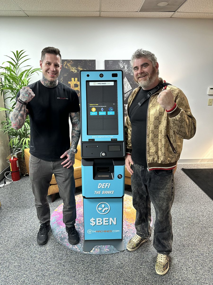 joinBENCoin's tweet photo. We’ve been cooking 🧑‍🍳 👩‍🍳

Soon you’ll be able to buy $BEN along with $BTC, $ETH and $XRP without ever touching an exchange or @Uniswap (no offense, we love you guys!)🔥

Checkout the latest here 👇
https://t.co/SOal8VamSD

Find a BTM near you  👉 https://t.co/xry4PrimYo https://t.co/GVuiiZ8uqH