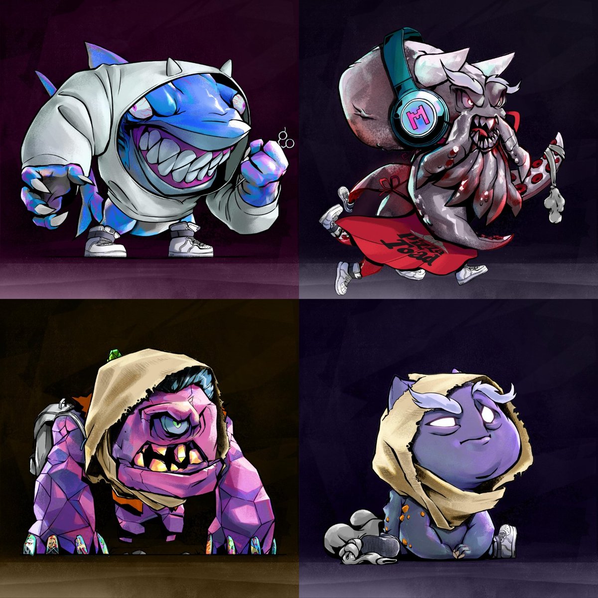 NftBroc's tweet image. My #GRAILED have arrived! I didn't participate in the @10KTFshop activities beforehand but the sneak peaks were to good to not grab a few! Hands down some of the best/unique art work 👏🏽