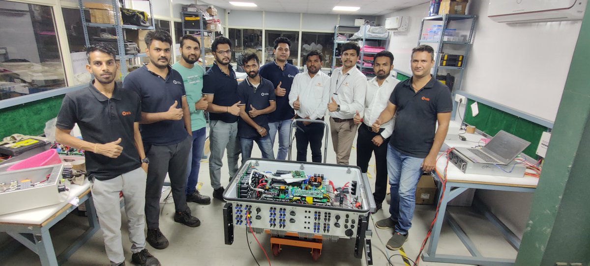Solis_Inverters's tweet photo. #SolisTraining in #India: Our team just completed a comprehensive training program for enPossibilities Pvt. Ltd., enhancing their PCB Board Level and technical knowledge. With these new skills, they're ready to deliver top-notch support and services to our valued customers! https://t.co/tXenTQIWqS