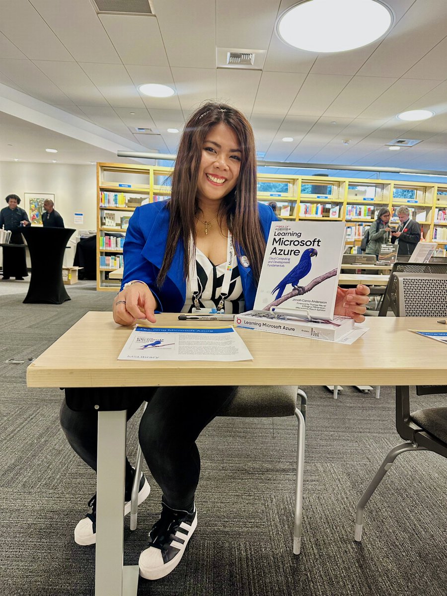 cjkodare's tweet photo. Visited the @microsoft library today and signed copies of my book, Learning Microsoft Azure (@OReillyMedia) during the @MVPAward MVP Authors book signing event. Happy to meet fellow MVP authors ๐คฉ
#mvpbuzz #mvpsummit #azure #learningmicrosoftazurebook https://t.co/MYL12cLF6P