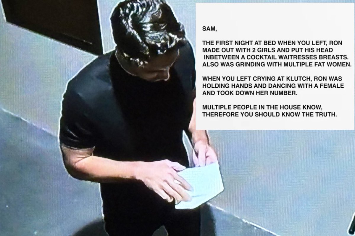 found out what the note says #TheBachelor