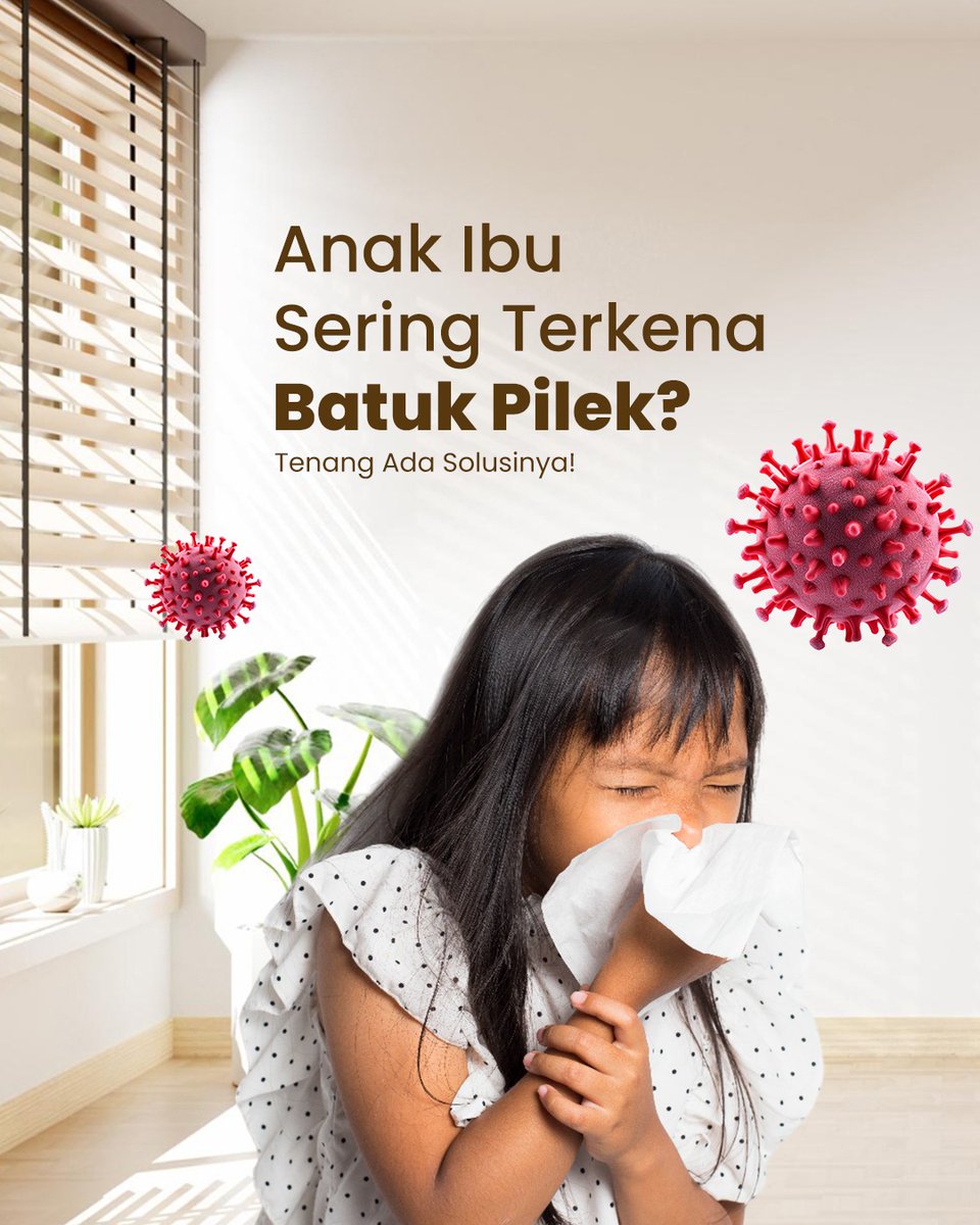IDPanasonic's tweet photo. Batuk pilek pada anak jangan pernah dianggap sepele!
Penyebab batuk pilek pada anak-anak bisa beragam. Salah satunya adalah kebersihan rumah yang tidak terjaga dengan baik.
Untuk detailnya, langsung aja cek materi di atas ya.
#CommercialAC #ACPackagePanasonic #LiveYourBest https://t.co/vZDI52nNXv