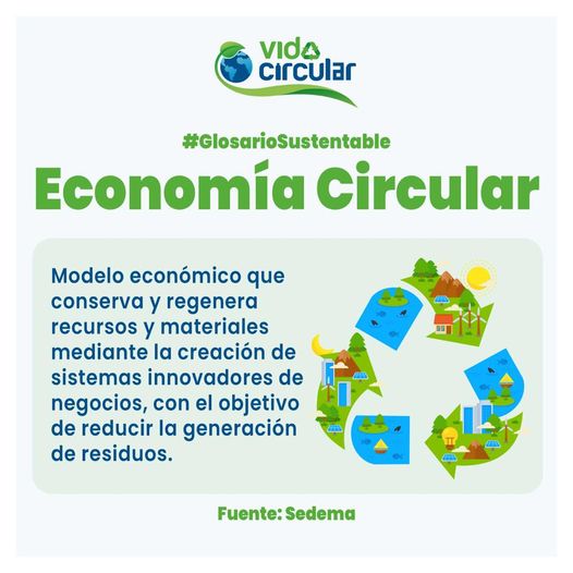 Vida Circular Mx
🌎
¡Descubre el lenguaje de la sustentabilidad!  Esta semana en nuestro #GlosarioSustentable te compartiremos términos clave.
#Sustentabilidad #MedioAmbiente #VidaCircular
