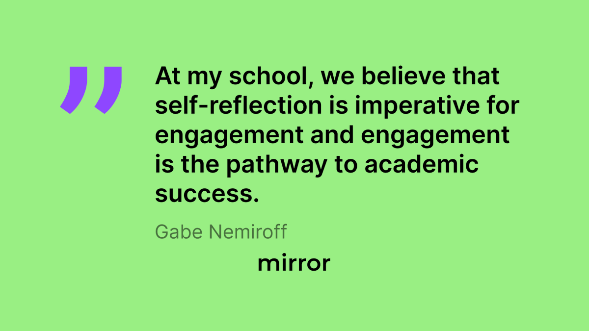 The ways in which the Swivl community is using Mirror for reflection never cease to amaze us. Meet high school Social Studies teacher, Gabe Nemiroff, one of the many educators participating in the Mirror Demo program. Read his full story ➡️ bit.ly/49PkgMt