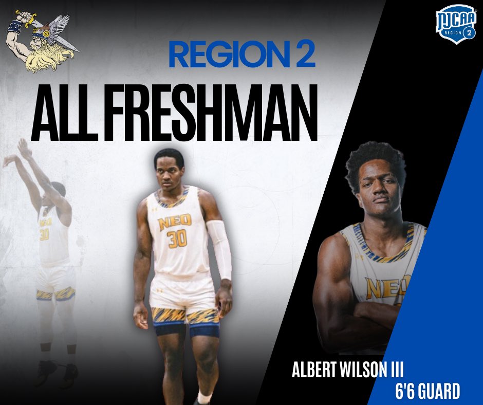 Congrats to Albert WIlson III <a href="/ABW_III/">Albert Wilson III (AB3)</a> on his Region 2 All Freshman selection! Being a top 5 freshman in a really good conference is a huge accomplishment!