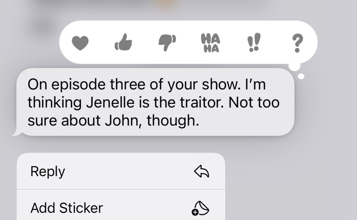 my mom started watching the traitors and i dont think she gets the concept