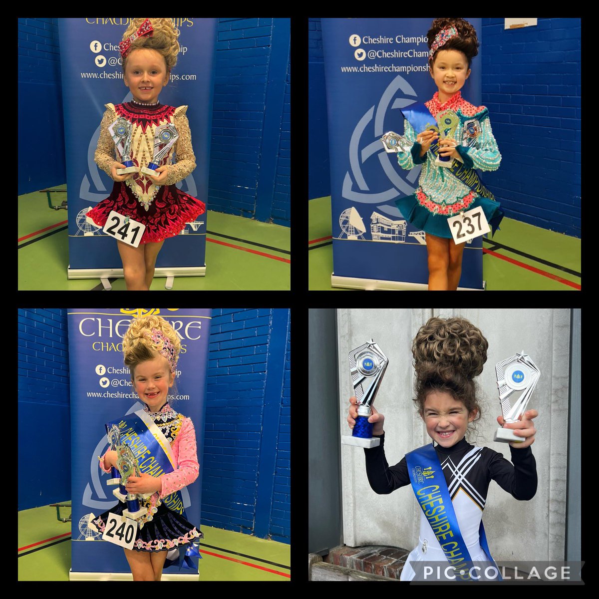 Freya Hackland U9 Champion 🏆Cheshire Championships followed by her great friends Anais 2nd &amp; Niamh 4th. 
&amp; our growing U7 squad winning trophies galore Delilah, Hallie, Áine &amp; Bella - we are so proud of you girls 🤍 #keeganacademy
