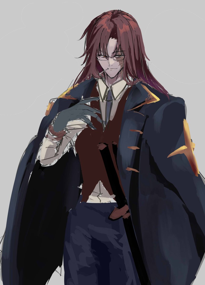 僕も他の絵師さんみたく、イケメンとかしっかり描きたいなというのはあるので、こういうのも頑張りたい(過去絵 