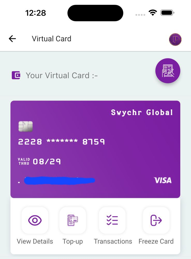 We are almost there!

Launching the SwyChr Virtual Cards soonest.

Users will be able to perform seamless international online transactions with the SwyChr cards on the go.

Wait for it....