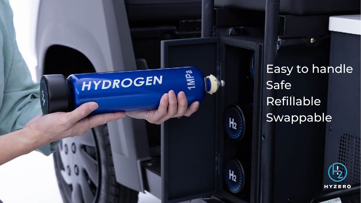 HyZero_Chitche's tweet photo. Powering progress with sustainable choices! Our #hydrogenfuelcell systems feature refillable and swappable metal hydride cartridges. Drive with confidence, drive sustainably! #HydrogenInnovation #CleanEnergy #FutureTech #hyzero https://t.co/FJvUPzvN8A