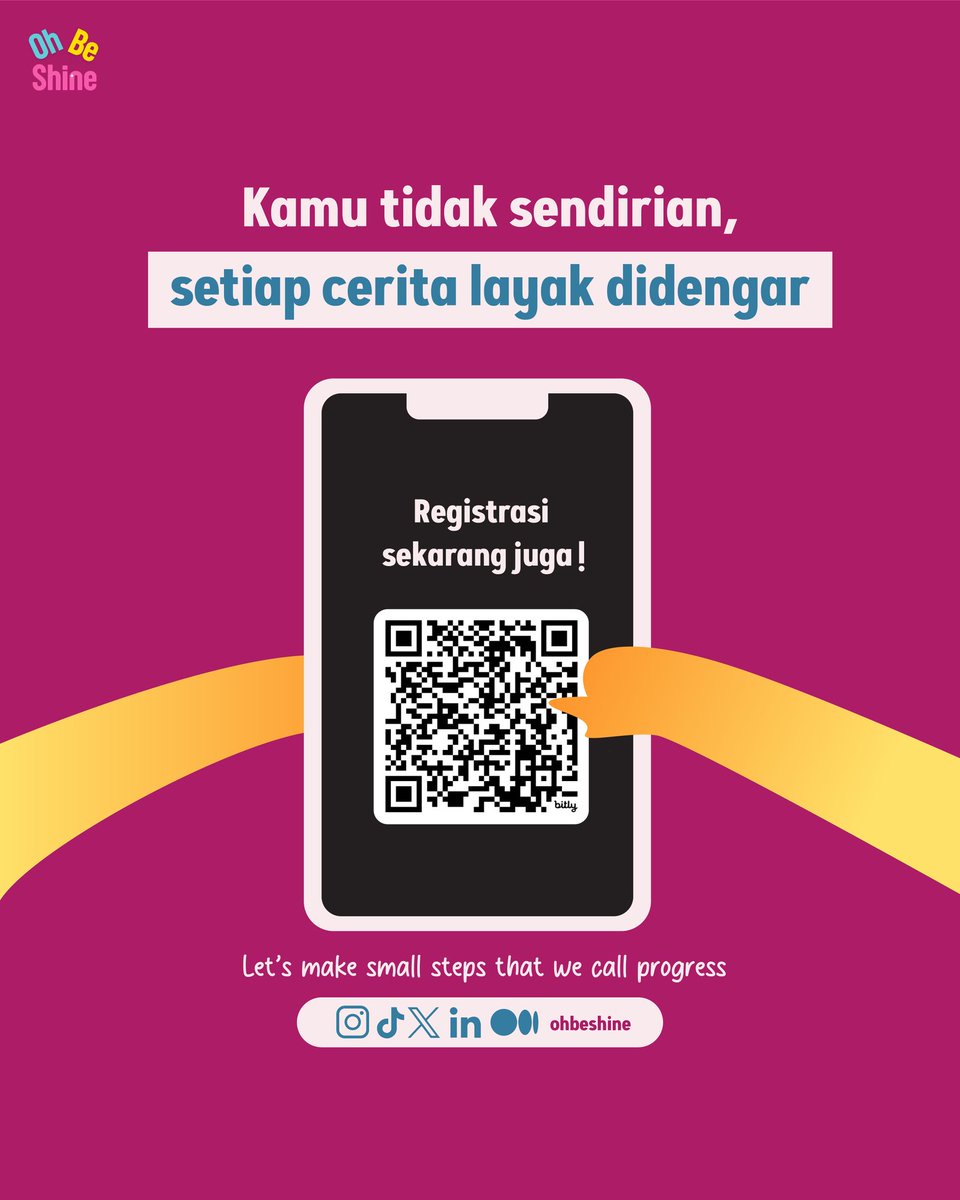 ohbeshine's tweet photo. Ada kabar baik nih untuk Shinezen semua🤗
Oh Be Shine kembali menghadirkan layanan peer counseling gratis ✨

Bagi Shinezen yang membutuhkan tempat bercerita secara aman bisa langsung daftarkan dirimu pada link berikut:

https://t.co/ylREjlNqmL

🌻✨🌻 https://t.co/pybOCJgWjJ