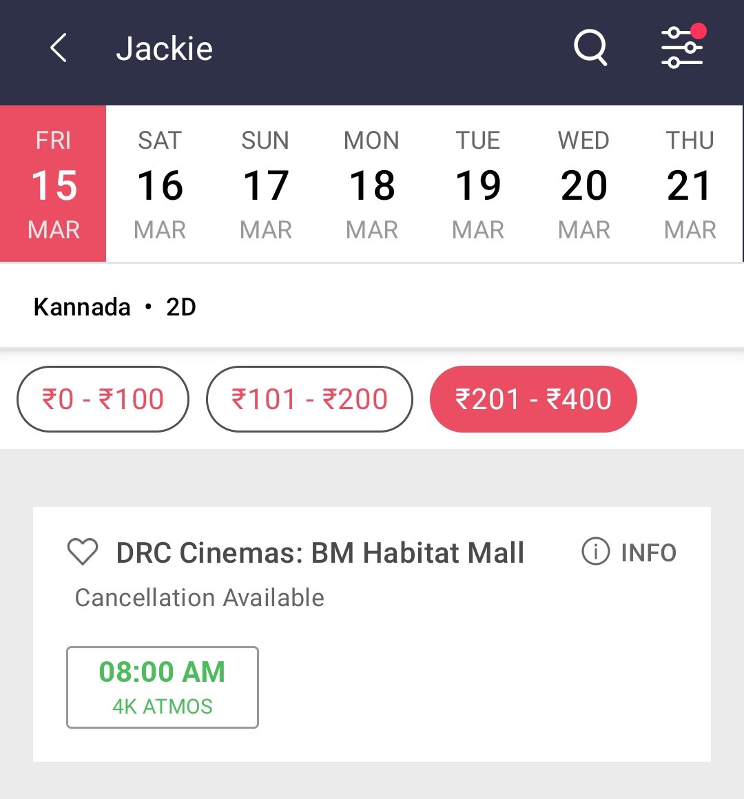 DRC Cinemas Bookings Opened For Jackie 💥

Mysurians Let's Go.....!

#DrPuneethRajkumar #JackieReRelease