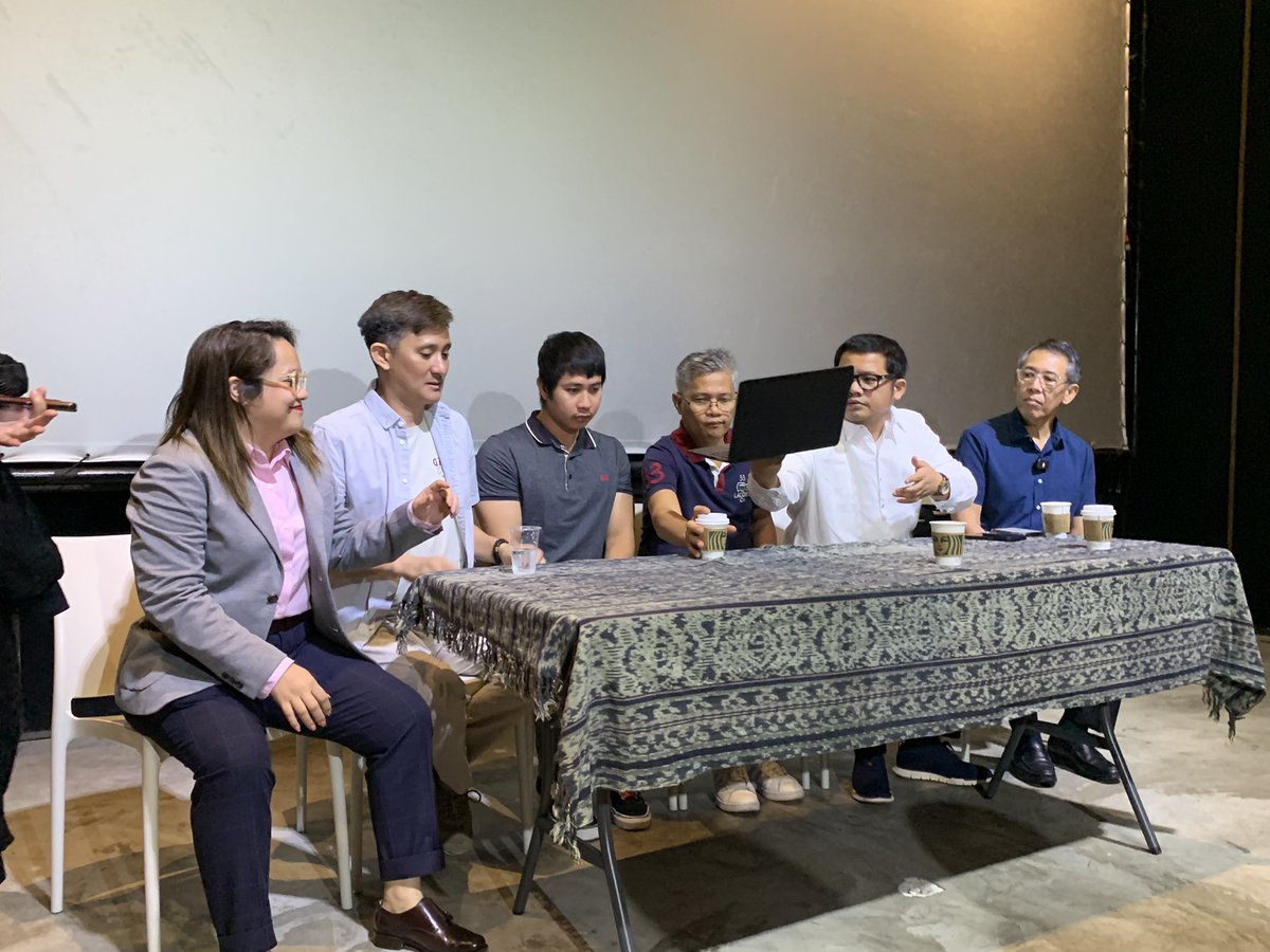 NOW: Film director Jade Castro and friends, along with their counsel, hold a press conference after the four’s release. They were arrested without a warrant on February 1. The court dismissed the case against them, paving the way for their freedom.