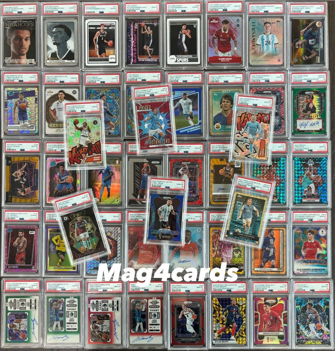 mag4cards's tweet photo. 分享其中一bulk分團的 PSA 10，當中有2張1 of 1。

#mag4cards #psagrading #psa10 #panini #topps #upperdeck #1of1 #hkgradecard  #homerunfab https://t.co/NNsLLqPE18