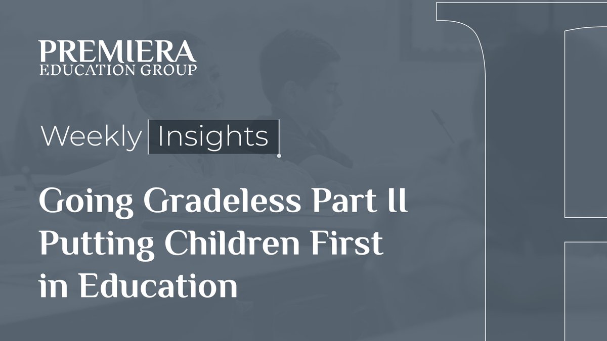 This week's Weekly Insights delves into the second part of John Griffin's insightful blog post on Going Gradeless.

Here, he explores the profound importance of prioritising children in education and its impact on shaping the future. Contrasting with the bell curve discussed in