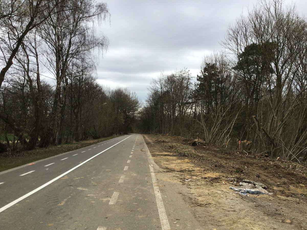 alechat1's tweet photo. Les travaux de la #F204 sur le côté de la Vlierbeekberg avancent déjà bien.
Toute la future #cyclostrade a déjà été déssouchée
1/ https://t.co/blGobi2QtG