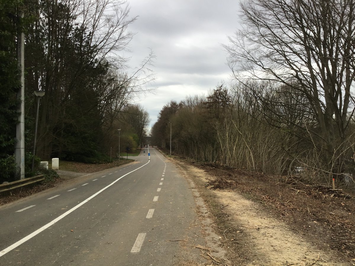 alechat1's tweet photo. Les travaux de la #F204 sur le côté de la Vlierbeekberg avancent déjà bien.
Toute la future #cyclostrade a déjà été déssouchée
1/ https://t.co/blGobi2QtG