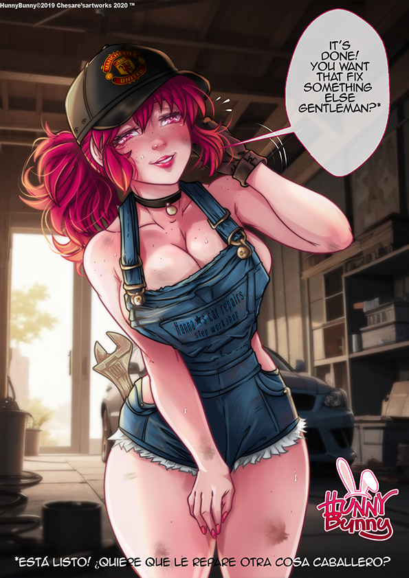 hannaboonie's tweet photo. Tee hee!! Well, I'm not an expert but I do know a little bit about cars! 🔧🏎️💗💗💗 #hannaboonie #hunnybunny #workingirl https://t.co/vJA8eg7xbj