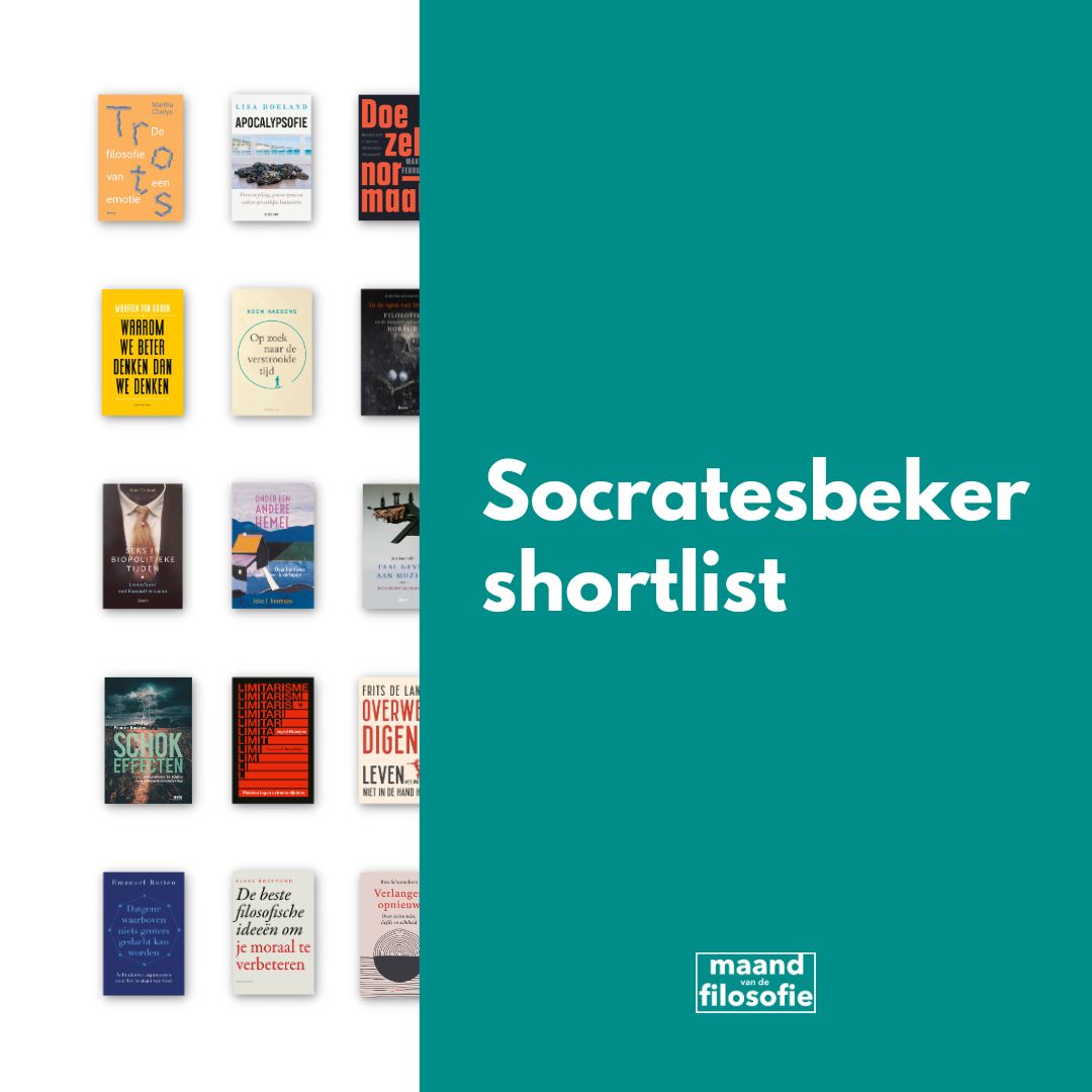 De #shortlist van de #Socratesbeker is bekend. Vandaag heeft de jury van de Socratesbeker de vijf boeken bekend gemaakt die in aanmerking komen voor het beste Nederlandstalige filosofieboek uit 2023. Lees verder via maandvandefilosofie.nl.